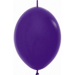 Globos Látex Link-o-Loon Violeta Sólido de 13cm aprox (50 ud)