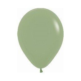 Articulo Globos Látex R12 Eucalipto Sólido de 30cm aprox (50 ud) de...
