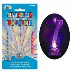 Vela Número 7 de luz led.