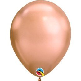 Articulo Globos color Rosa oro Chrome Qualatex de 11"- 28cm (100) d...