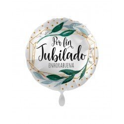 Globo Por Fin Jubilado Enhorabuena de 43cn