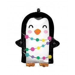 Globo Pingüino Navidad de 45cm