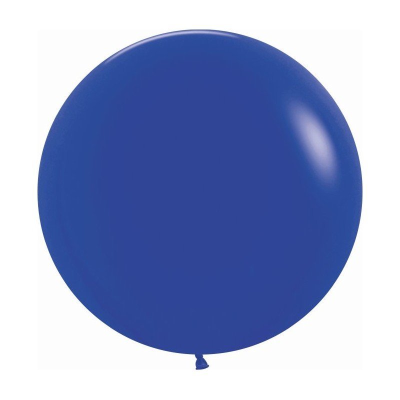 Globos Azul Rey Solido R24 de 60 cm aprox (10 ud)R24-041 Sempertex