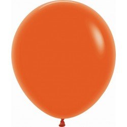 Globos R18 de 45cm Naranja Solido (15)