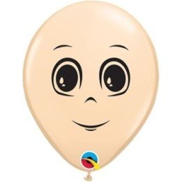 Articulo Globo cara de hombre de 13 cm aprox (100ud) de Qualatex