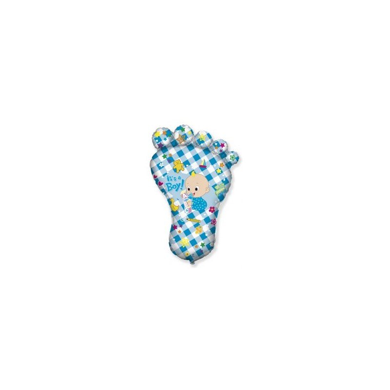 Globo Huella Bebe Niño de 90cm
