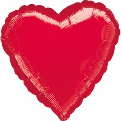 Globo Corazón Rojo de 80cm