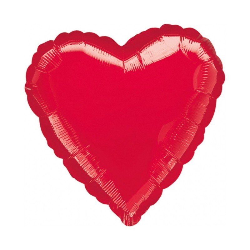 Globo Corazón Rojo de 80cm