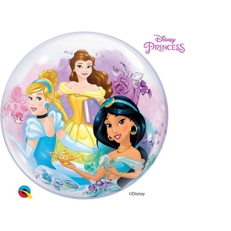 Globo Princesas Disney Burbuja Bubble de 55cmQL-23283 Qualatex