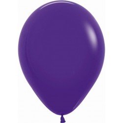 Globos Látex R12 Violeta Sólido de 30cm aprox (50 ud)