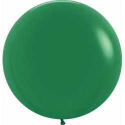 Globos Verde Selva Solido R24 de 60 cm aprox (10 ud)