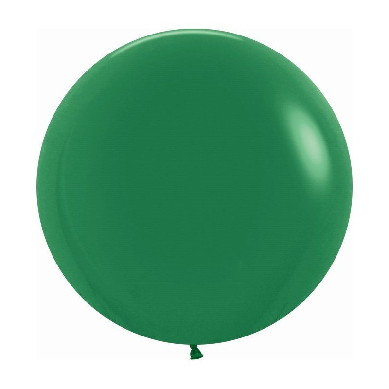 Globos Verde Selva Solido R24 de 60 cm aprox (10 ud)