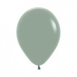 Globos Látex R5 Color Verde Laurel Pastel Dusk (100 UD)