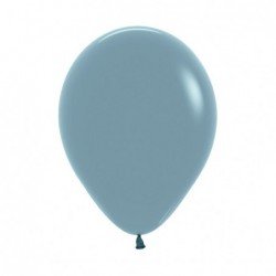 Globos Látex R5 Color Azul Pastel Dusk (100 UD)