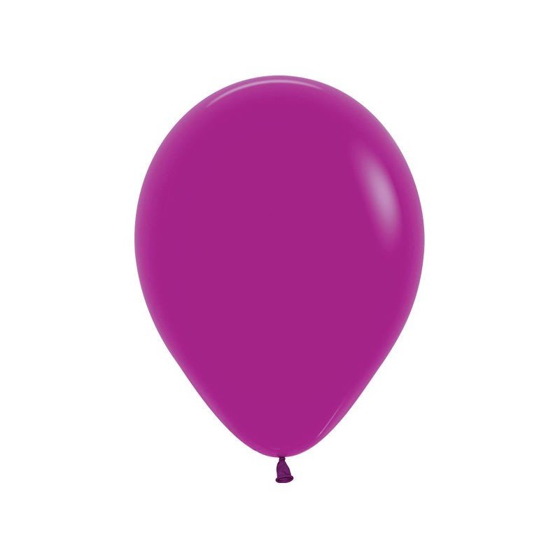 Globos Látex R12 Color Orquidea Morada Solido (50 UD)R12-056 Sempertex