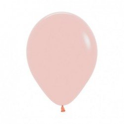 Globos Látex R12 Color Melón Pastel Talco (50 UD)
