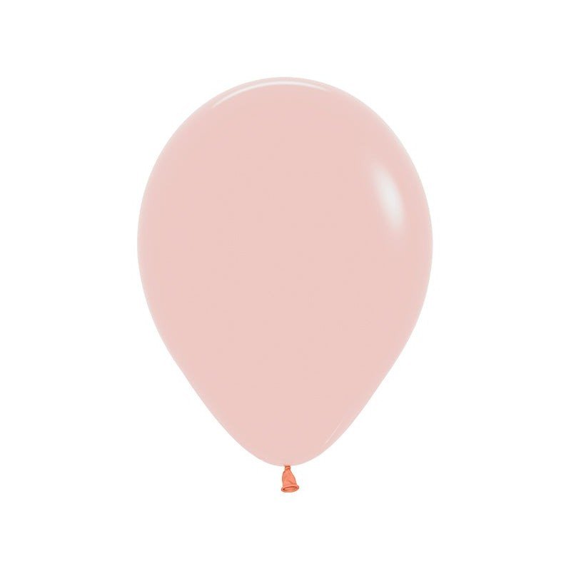 Globos Látex R12 Color Melón Pastel Talco (50 UD)