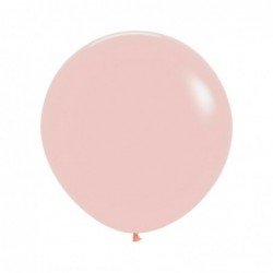 Globos Látex R18 Color Melón Pastel Talco (15 UD)