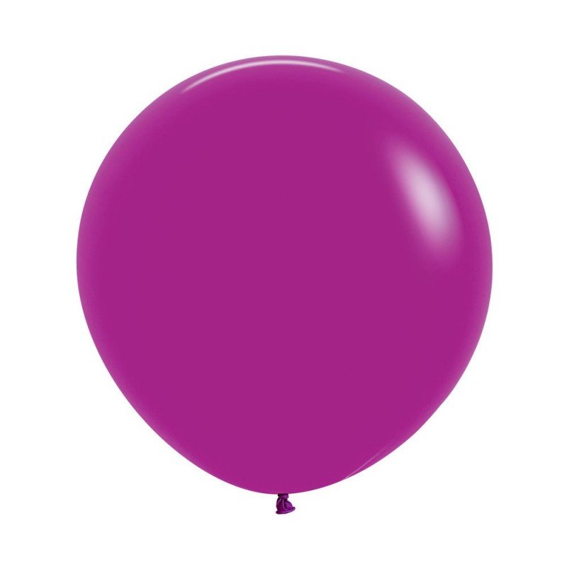 Globos Látex R24 Color Orquidea Morada Solido (10 UD)