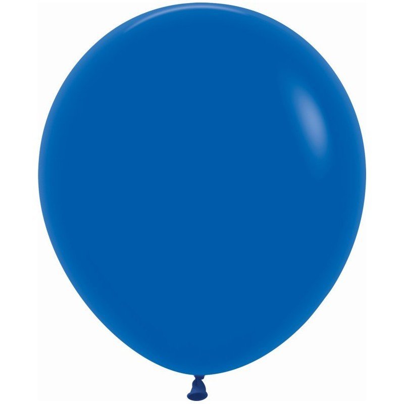 Globos R18 de 45cm Azul Real Solido (15)