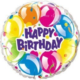 Articulo Globo Happy Birthday Globos redondo 91 cm de Qualatex