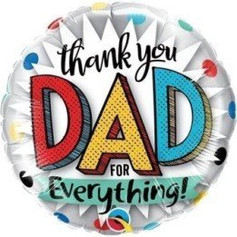 Articulo 09 pulg. (22,8cm) Rnd Thank You Dad For Everything! (BP) d...