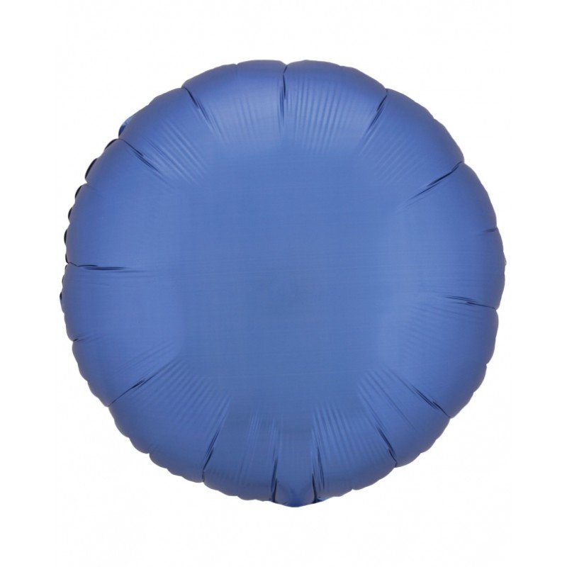 Globo Circulo color satin Azul de 43cm