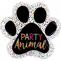 Globo Huella Party Animal de 79cm