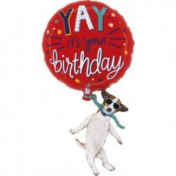 Globo Perro "Yay It's Your Birthday" de 97cm