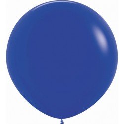Globos Látex R36 Azul Rey Sólido de 90cm aprox (10 ud)