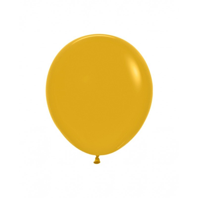 Globos R18 de 45cm Mostaza Solido (15)