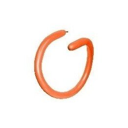 Articulo Globos Moldeables (260) Naranja Sólido de 150cmx5cm (50 ud...