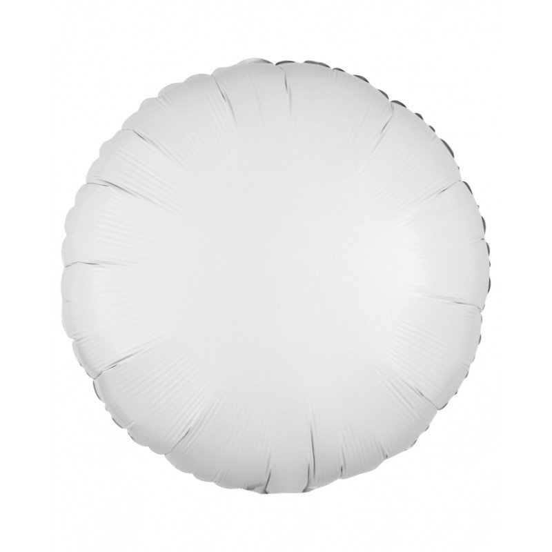 Globo Circulo Blanco Metal de 43cm