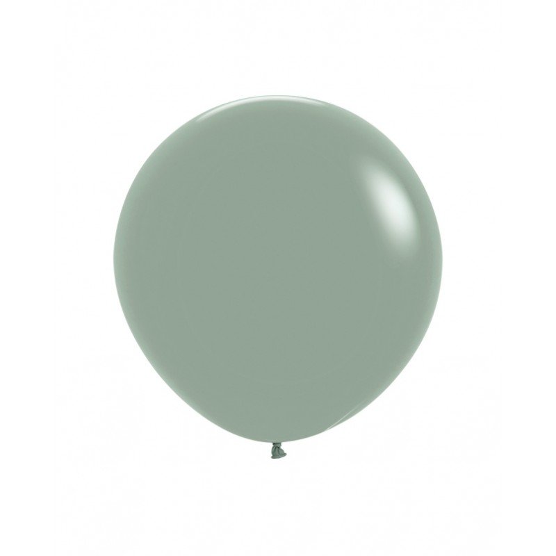 Globos Látex R24 Color Verde Laurel Pastel Dusk (10 UD)R24-127 Sempertex