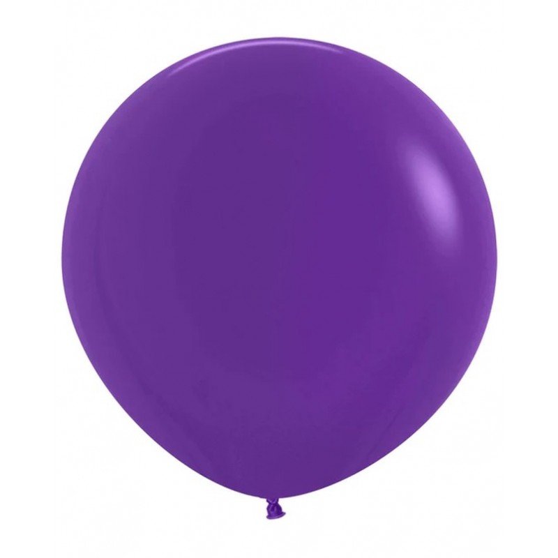 Globos Látex R18 Color Violeta Solido (15 UD)