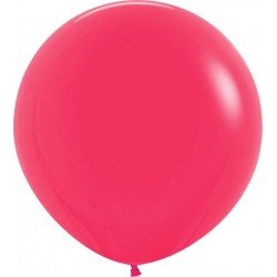 Globos R24 de 60 cm aprox Color Frambuesa solido (10 ud)