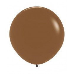 Globos R24 de 60 cm aprox Color Café Solido (10 ud)