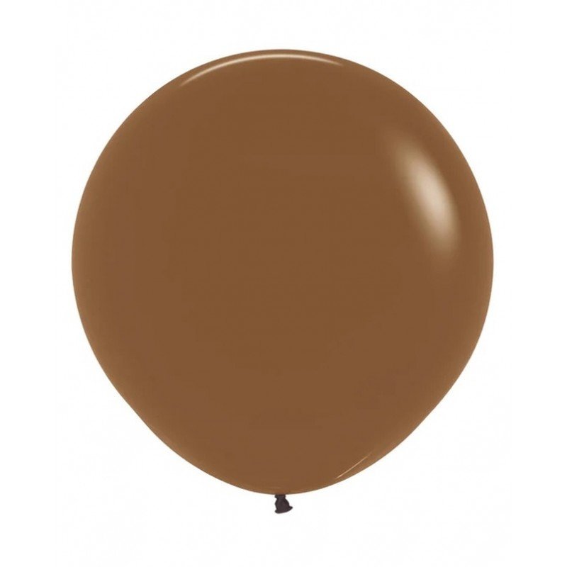 Globos R24 de 60 cm aprox Color Café Solido (10 ud)