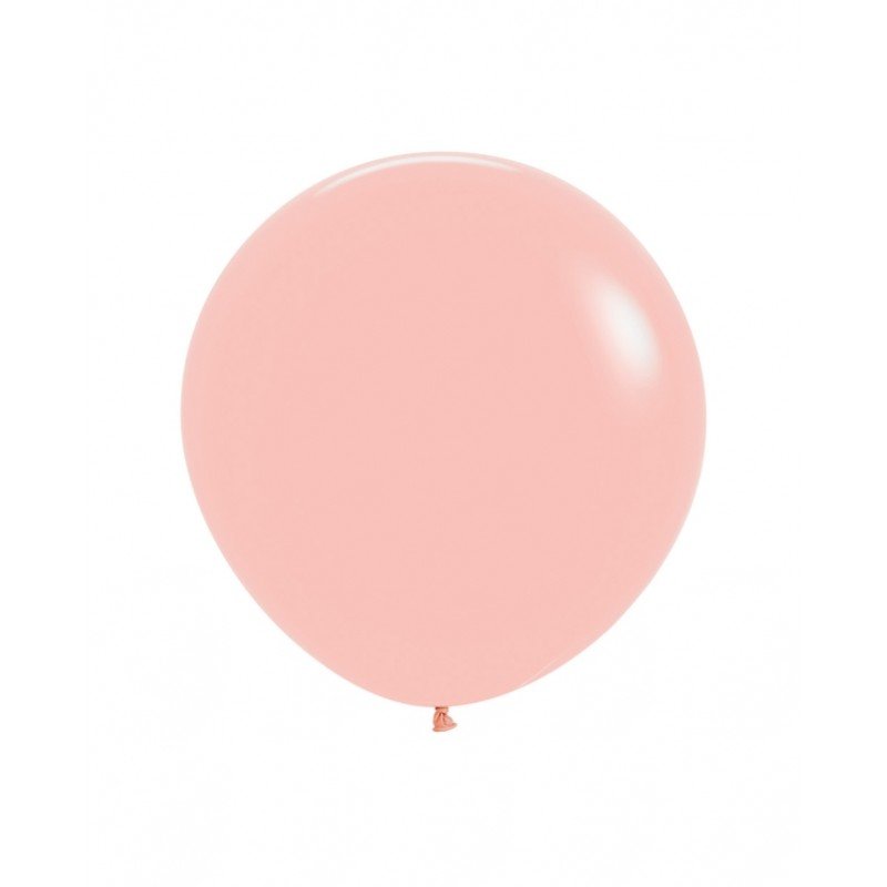 Globos Melón Pastel solidos R24 de 60cm aprox. (10 UD)