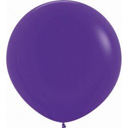 Globos Látex R36 Violeta Sólido de 90cm aprox (10 ud)