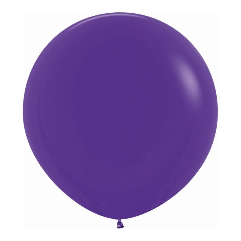 Globos Látex R36 Violeta Sólido de 90cm aprox (10 ud)