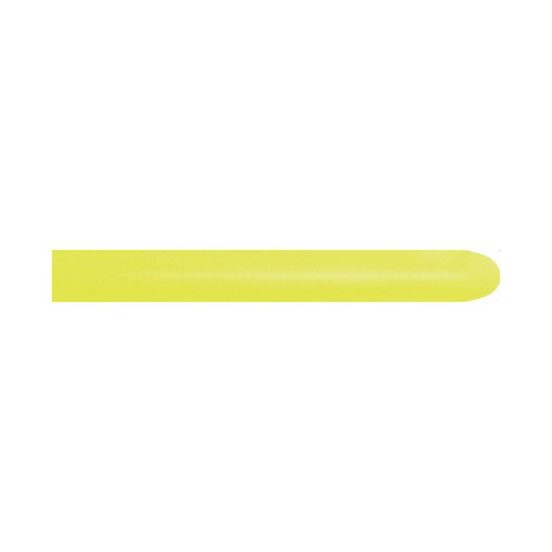 Globos Látex 260 Color Amarillo Neón (50 UD)