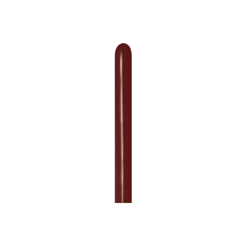 Globos Moldeables (260) Vinotinto Sólido de 150cmx5cm (50 ud)