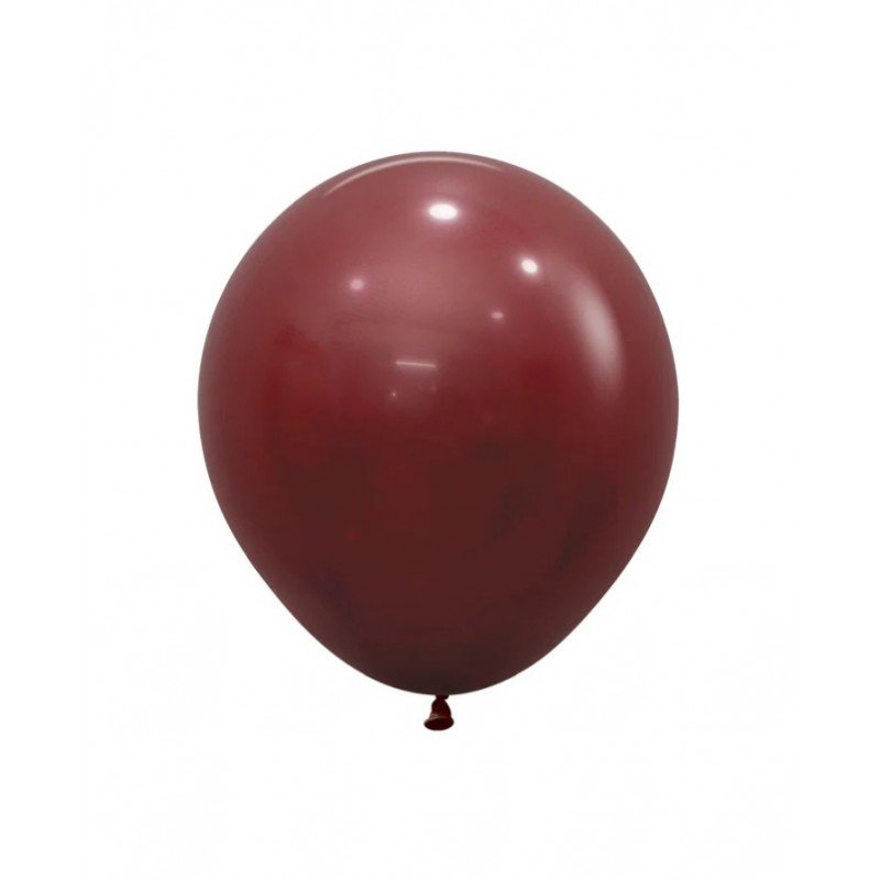 Globos R18 de 45cm Vinotinto Merlot Solido (15)