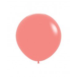 Globos Coral Tropical Solido R24 de 60 cm aprox (10 ud)