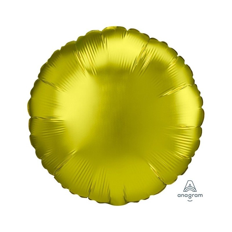 Globo Círculo Lemon Satín de 45cm