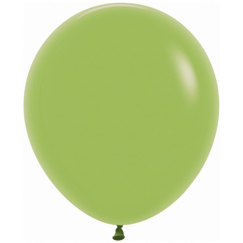 Globos R18 de 45cm Verde Lima Solido (15)