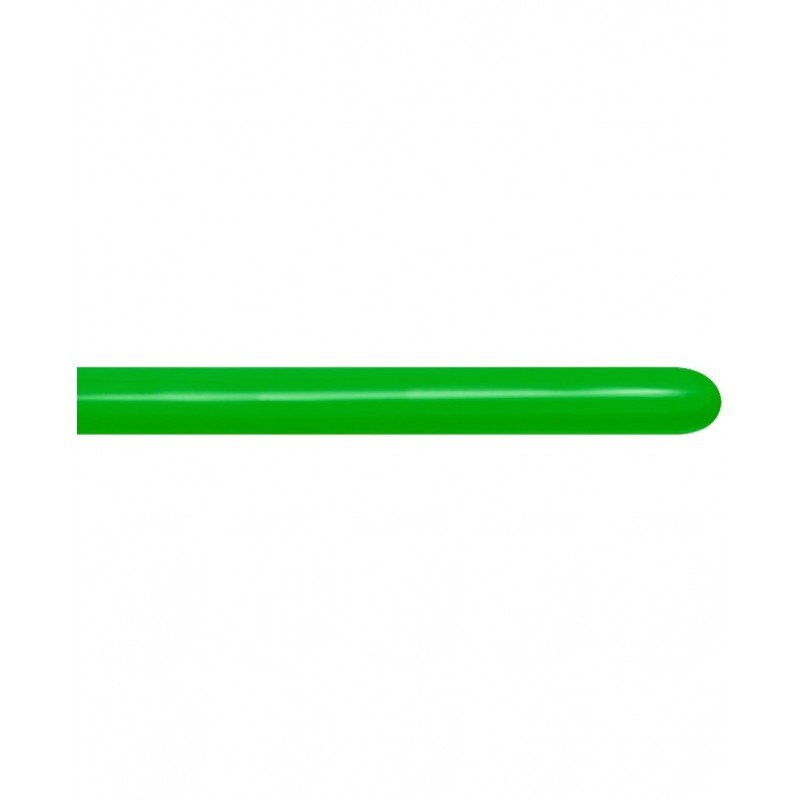Globos Moldeables (260) Verde Trébol Sólido de 150cmx5cm (50 ud)