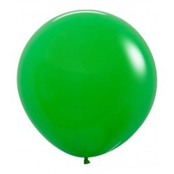 Globos R24 de 60 cm aprox Color Verde Trebol Solido (10 ud)