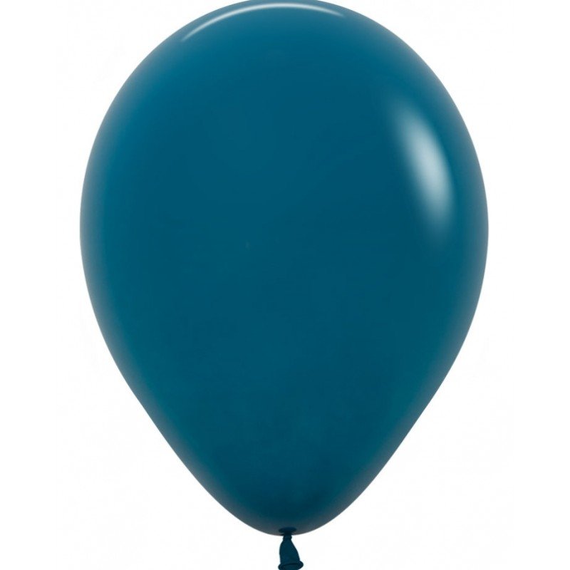 Globos Látex R5 Color Nuevo Turquesa Sólido de 13cm aprox (100 ud)